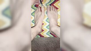 Manicure on my nasty witch feet