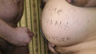 POV: Cheating wife Milky Mari meet her cuckold hubby with a surprise written on her pregnant belly