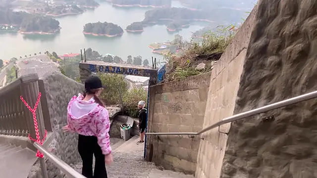 Katty Blake Is Discovered by Tourists Having Sex in the Piedra Del Penol &mdash;  Guatape &mdash;  Antioquia &mdash;  Col