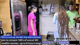 Student Medical Interns Practice On Ebony Beauty Giggles Body As You Observe Your Students! Full Movie At Doctor-TampaCom!