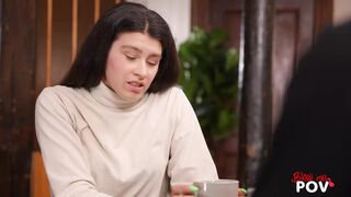 Blow me PoV - A sinner teen sucks her priest to absolve her sins