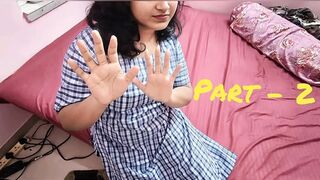 Indian Stepdaughter punished by her Stepdad - Part 2