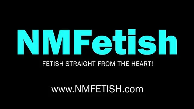 Muscular MILF Jerking off Her Slave in POV