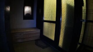 Risky Night Blowjob in Stockings & Fur Coat - Almost Caught by Neighbors 296
