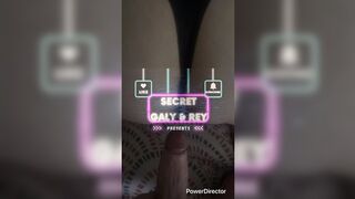 Excited, he shoves his big cock deep into me and fills me up