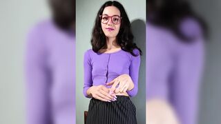 Sexy Secretary Asks for a Raise and Uses All Her Charms