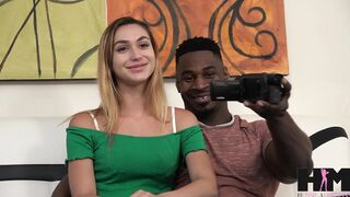 Ana Rose's First BBC Goes All In On Her Tight Coed Hole!