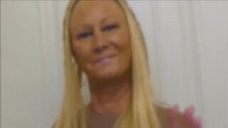 Tied up with Wank Over My Tits Cumshot & Sex Toy Fucking