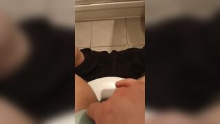 Rubbing my wet horny kinky pussy through my panties, till my roommate is making dinner. Close up wet panties