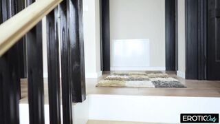 He Catches His Wife Masturbating and Fucks Her Hot Pussy!