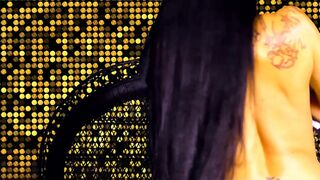 POV blowjob action from sexy tattooed babe