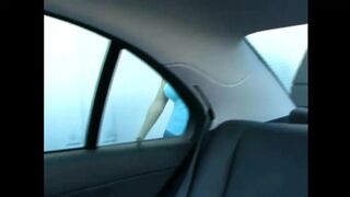 Sexy bitch ride a cock in a car