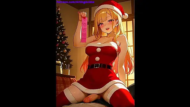 Marin Kitagawa New Year Cosplay Fuck - AI Generated Hentai