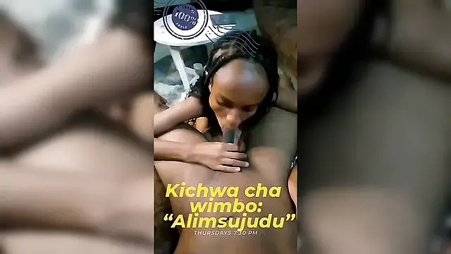 Skinny Kenyan Girl Cheating on Sugar Dad with Random Guy
