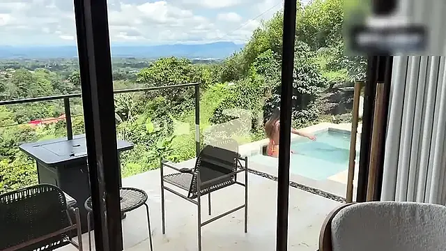 My Stepbrother Watches Me Sunbathing and Can't Oppose the Urge to Fuck Me!!