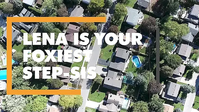 POV - Stepsister pussy fuck session with Lena Paul