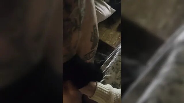 Goode Girl Nylonplay with Hubby's Cock and Balls