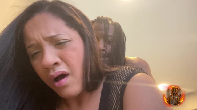 Real Brazilian housewife cheats on her husband with a BBC