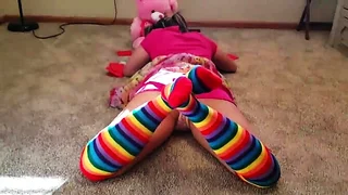 Stepbrother fills sister's tight teeny while parents are away