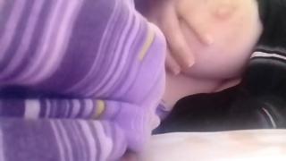 Ripping off the bra to reveal a pair of eager titties