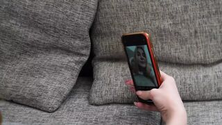 Blonde Beauty Cums Around My Long Uncut Dong