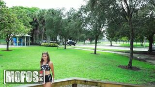 James Sees Selina Working Out at the Park; She Invites Him Home for Sex - MOFOS