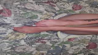 Sexy toes exposed - sultry sole fetish