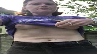 'Outdoor thigh-fuck fantasy in my tiny skirt, yeah!'