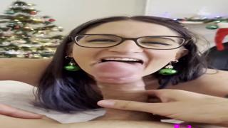 Merry Christmas, your hot cum facial awaits all night